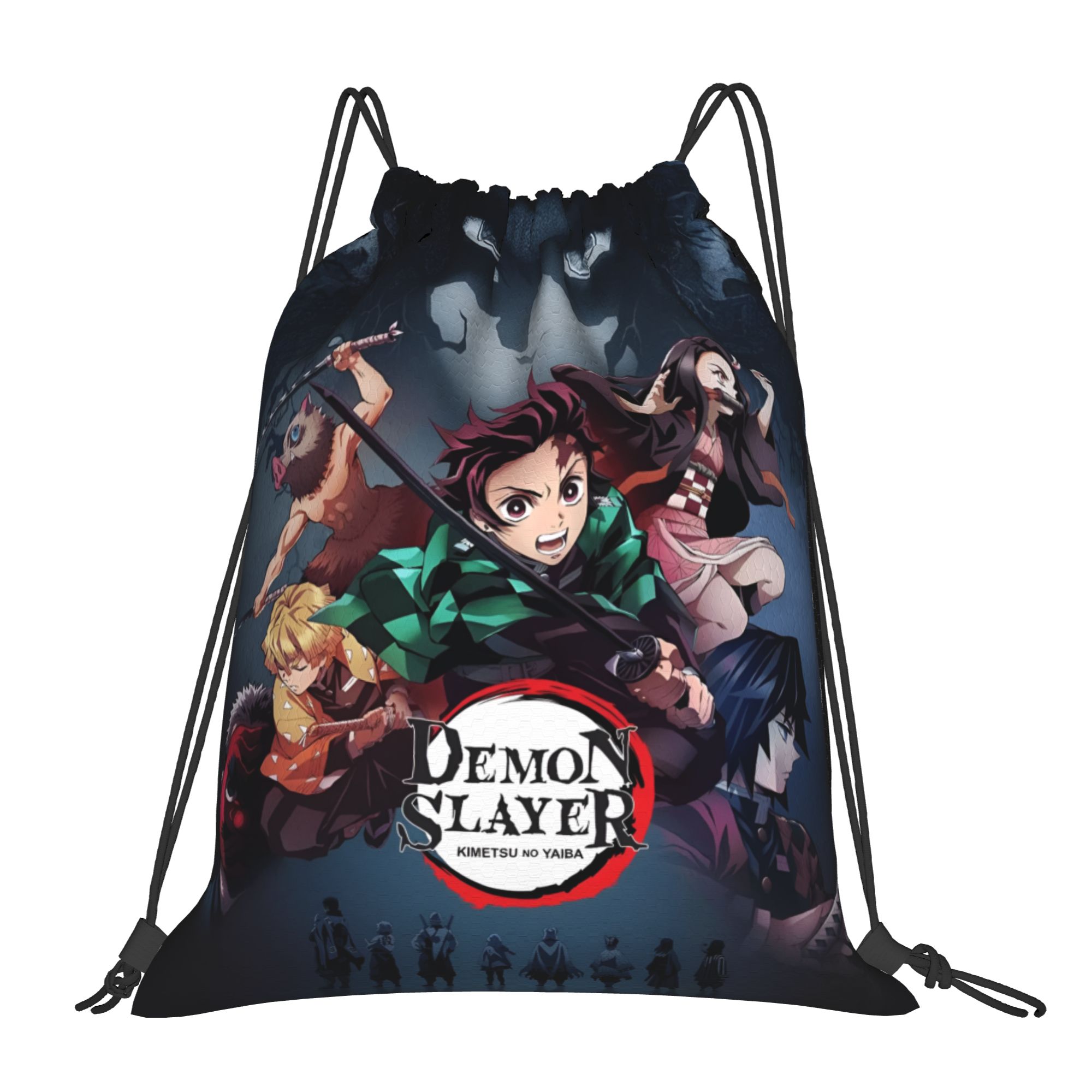 Drawstring Gym Bag - Ransel Serut D-Demons Slayers Kustom untuk