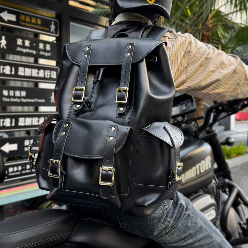 Produk Baru Ransel Kulit Tas T - Leather Backpack Vintage ulasan dan harga
