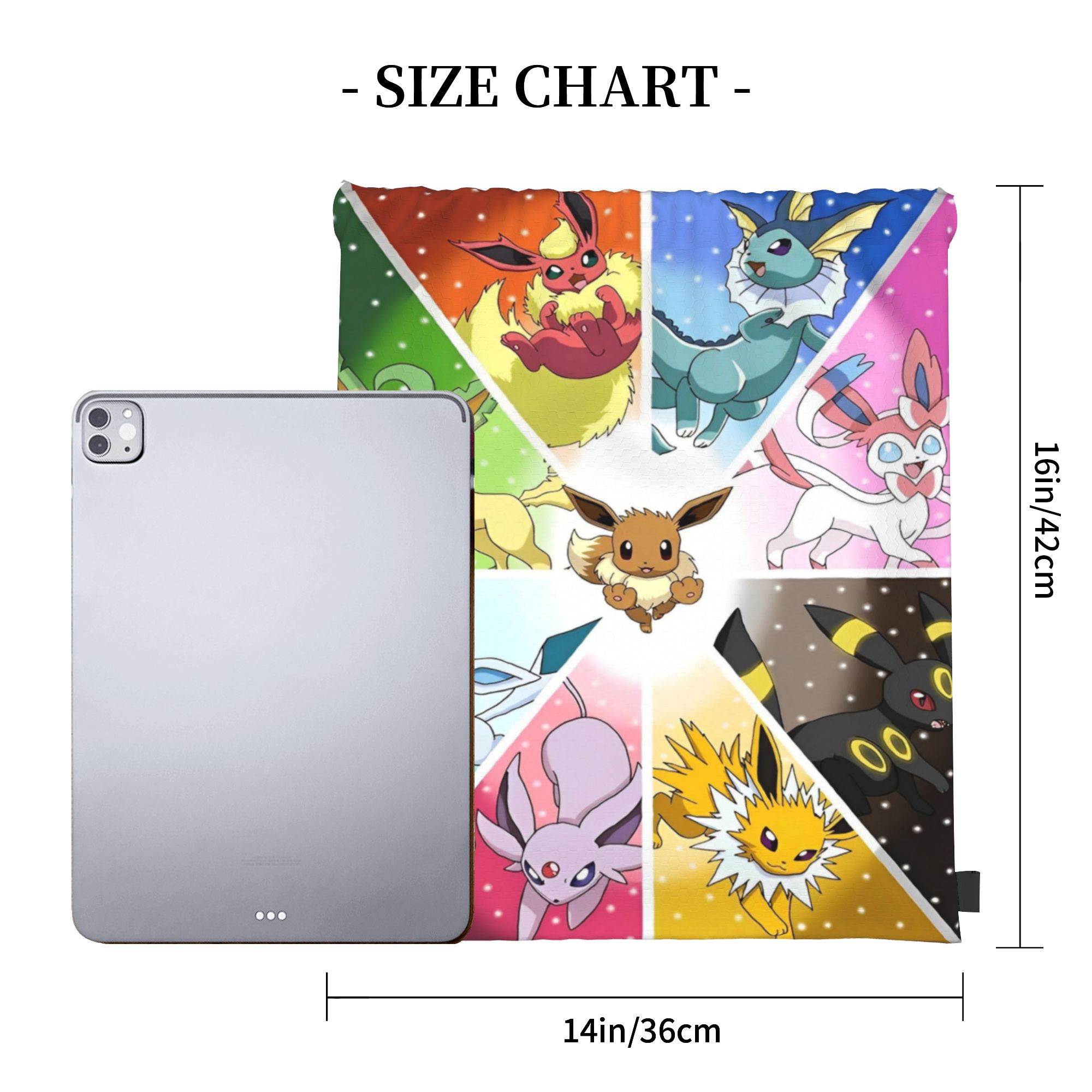 Tas Ransel Serut Anime Poke-Mo - Drawstring Gym Bag ulasan dan harga
