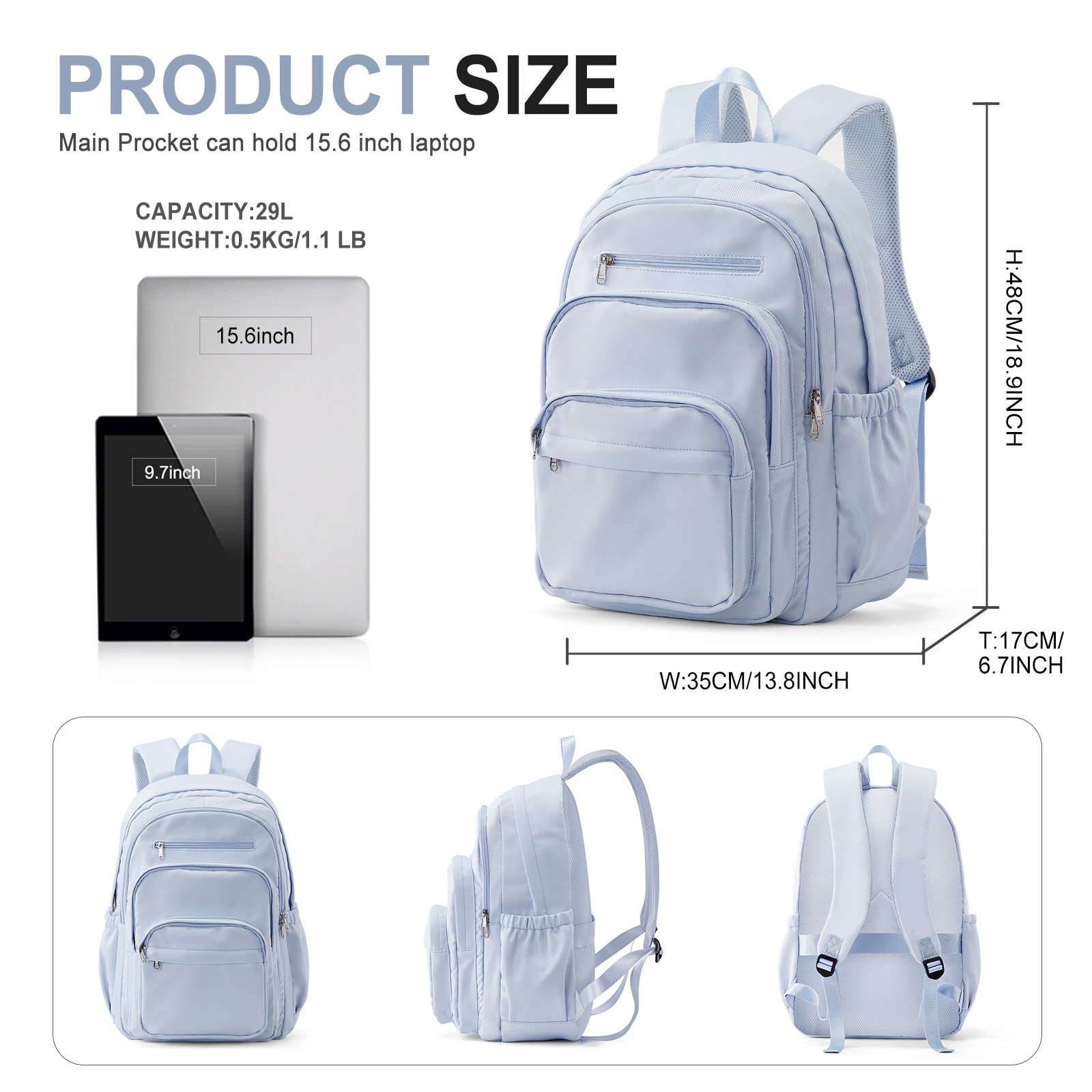 Ransel Nilon Kasual, Ransel Wa - Canvas Backpack Casual ulasan dan harga