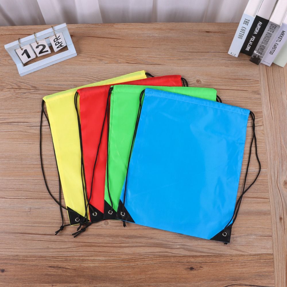 Tas Ransel Serut Nilon Warna S - Drawstring Gym Bag ulasan dan harga