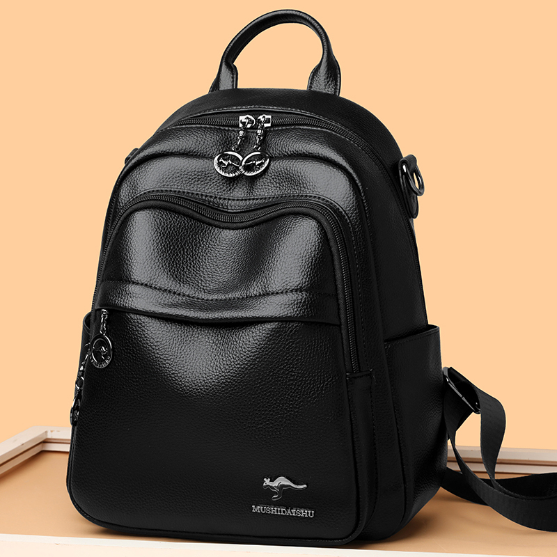 Tas Ransel Wanita Kulit PU Tah - Travel Backpack Anti Theft ulasan dan harga