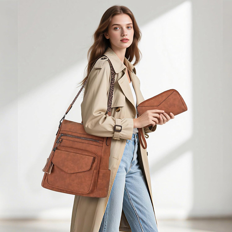 Tas Ransel Wanita Kulit Desain - Fashion Backpack Women ulasan dan harga