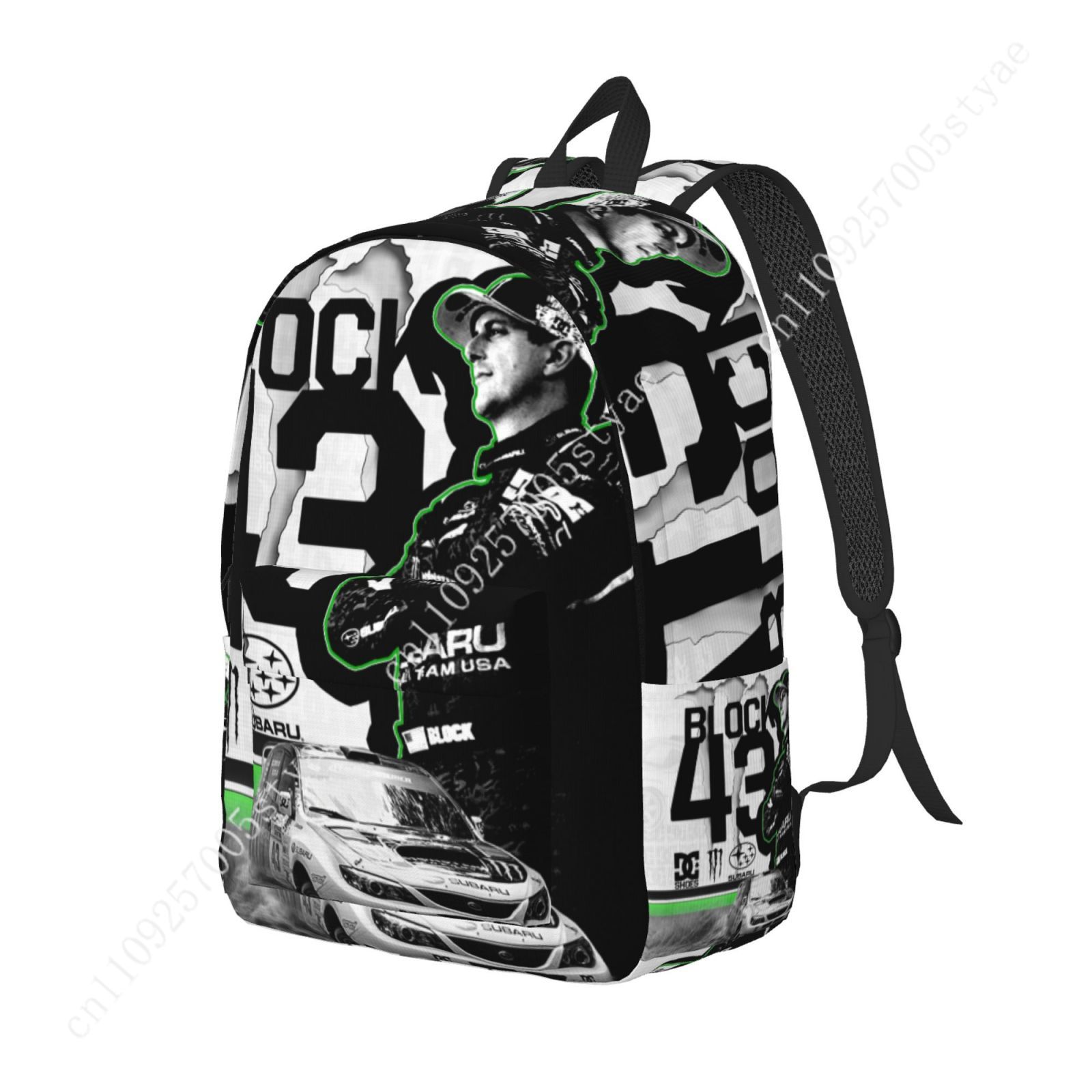 Ken Block 43 Tas Ransel Kanvas - Canvas Backpack Casual ulasan dan harga