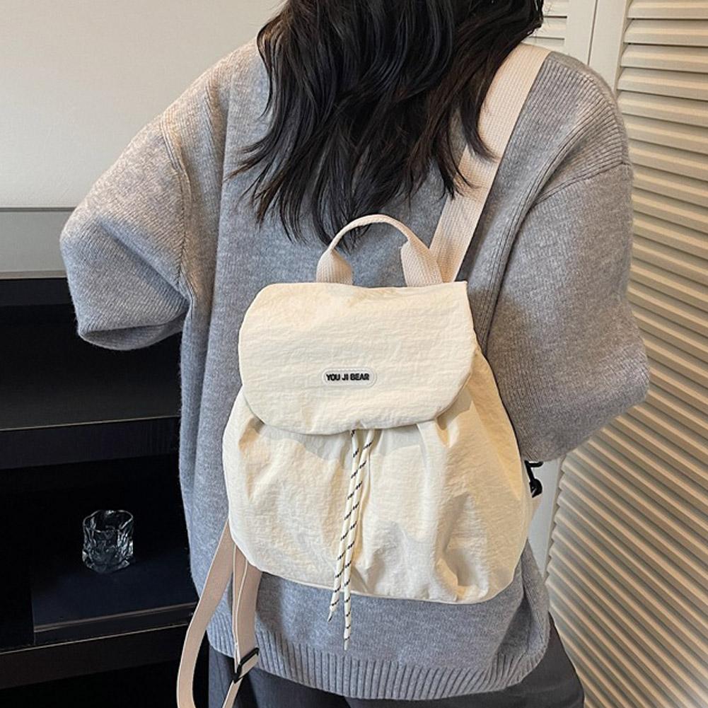 Ransel Wanita Bahan Nylon Ring - Canvas Backpack Casual ulasan dan harga