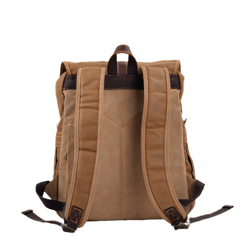 Tas ransel pria kanvas lilin b - Canvas Backpack Casual ulasan dan harga