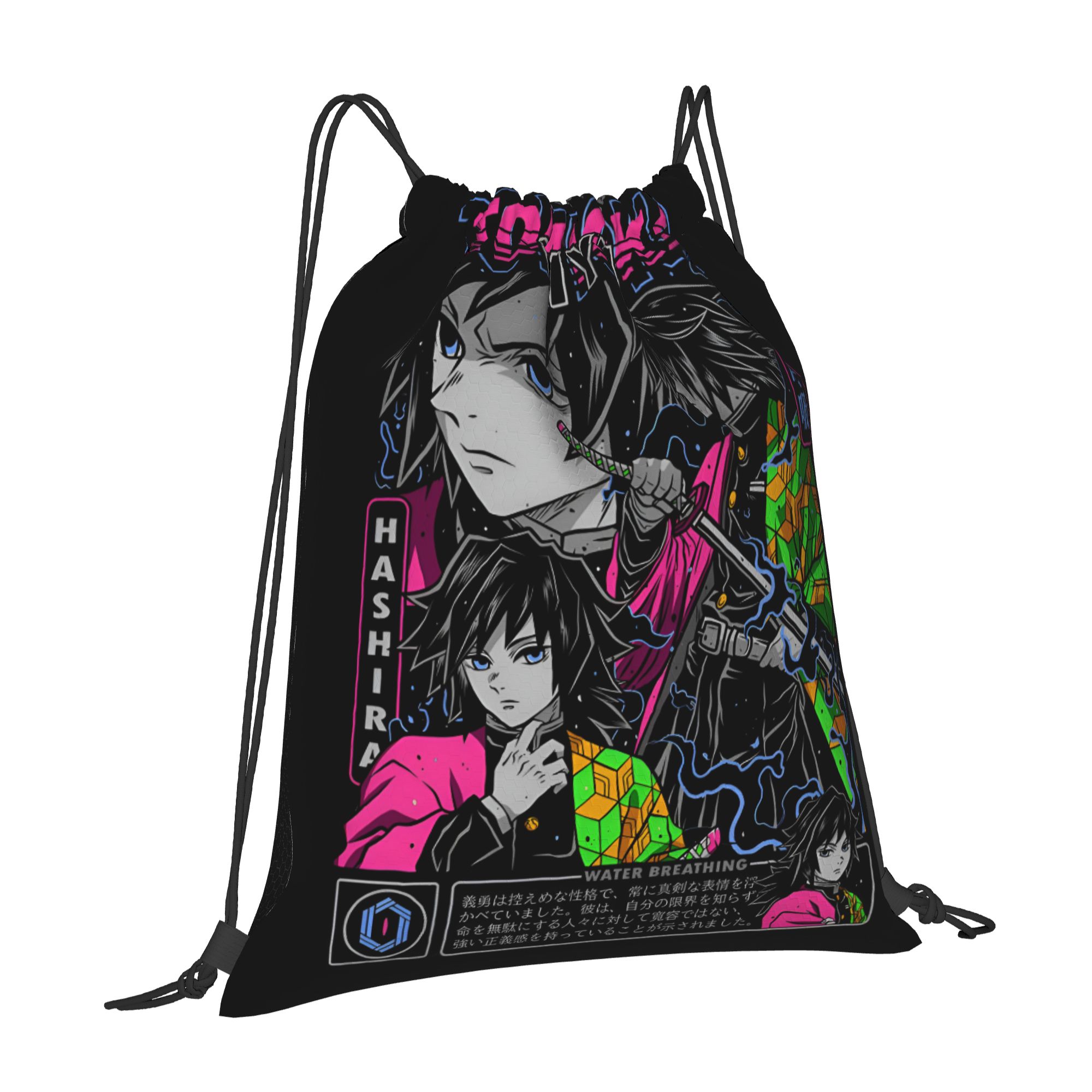 Tas Serut Demon Slayers Kustom - Drawstring Gym Bag ulasan dan harga