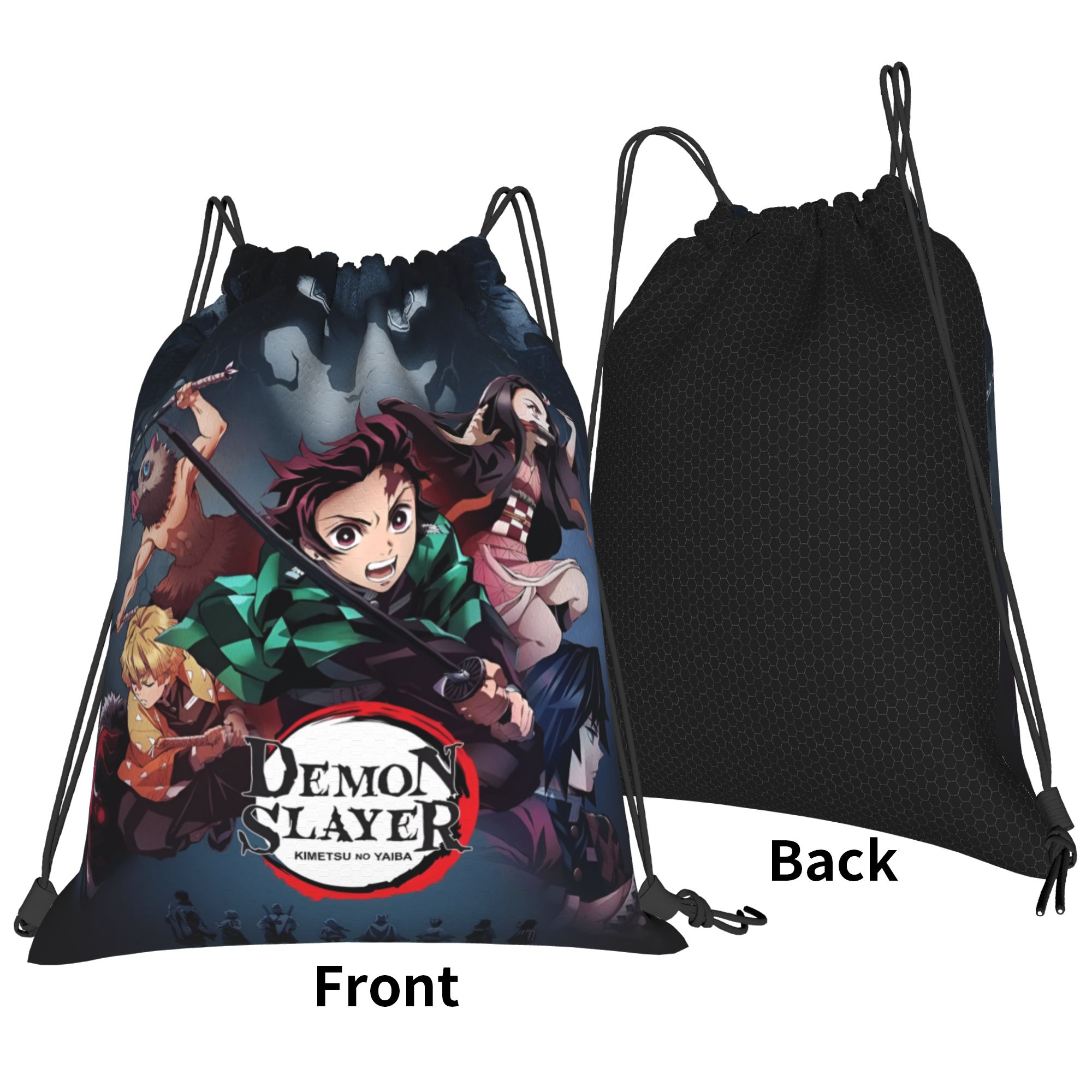 Ransel Serut D-Demons Slayers  - Drawstring Gym Bag ulasan dan harga